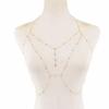 Cadena Corporal de Moda Europea y Americana Personalizada con Diamantes Flash Sexy Cadena para el Pecho Collar Joyería Accesorios de Ropa para Fotos en la Playa de Mujer