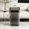 [Procesamiento Personalizado] Cubo de Basura para Baño con Tapa Oscilante, Contenedor de Basura Doméstico de Gran Capacidad con Tapa para Sala de Estar