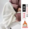 Pantalones forrados de polar, polar, engrosados para invierno, pantalones deportivos casuales, para mujer, coloridos, de cintura alta, pierna ancha, rectos, ajuste holgado, pantalones deportivos