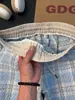 Pantalones Cortos a Cuadros Estilo Chanel para Hombre del Fabricante Original, Nueva Marca de Moda Americana de Verano, Ajuste Holgado de Moda con un Toque de Alta Gama para Adolescentes