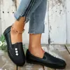 Sapatos casuais confortáveis plus size para comércio exterior, novo outono de 2026, sapatos slip-on planos florais de comércio exterior, sapatos preguiçosos para mulheres