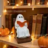 Decorações de Halloween Transfronteiriças: Adereços de Abóbora, Fantasma e Caveira, Decorações de Mesa de Fantasma, Enfeites de Resina