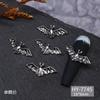 Cross-border Halloween Dark Wind Nail Art Croix Star Cross Crânio Desejando Anjo Amor Metal Nail Jewelry