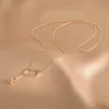 Collar de cuentas geométricas cadena para suéter otoño e invierno acero de titanio no se decolora largo de alta calidad versátil estilo ins collar venta al por mayor