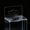 Caja de Embalaje de Plástico Transparente, Tipo Colgante con Gancho, Caja de Embalaje para Mascotas, Espesorado 30 Micras, Personalizable con Impresión a Color