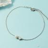 Tobillera de amor con perlas diseño de nicho regalo de estilo frío 2020 de moda para mujer diseño simple fácil de combinar