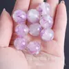 Múltiples Estilos de Cuentas Redondas con Purpurina Fina de 16 mm, Cintas con Lámina de Oro, Cuentas Sueltas para Cadenas de Teléfono DIY, Pulseras, Collares y Accesorios de Joyería