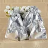 Bolsas de Tela Doradas y Plateadas, Bolsas con Cordón Rojas y Doradas para Joyería, Coleccionables, Regalos y Accesorios, Bolsas de Almacenamiento y Empaque en Stock