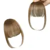 Peruca com Franja de Ar para Mulheres, Franja Falsa Leve de Verão, Franja Frontal Invisível Realista Natural, Aplique de Cabelo Sem Costura