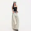 26Ss 2026 Retro Americano Holgado Pierna Recta Versátil Adelgazante Primavera-Verano Nuevo Estilo Cómodo Caída Estilo Perezoso