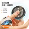 Soporte Magnético de Doble Cara para Teléfono Magsafe, Aleación, Spinner Giratorio de 360 Grados para la Punta del Dedo, Soporte Plegable de Anillo