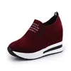 Sapatos Femininos, Versáteis de Primavera com Salto Plataforma Estilo Coreano, Sapatos de Exportação, Mocassins, Sapatos Casuais Femininos com Aumento de Altura Oculto