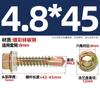 GB más tornillo de cola de taladro hexagonal externo galvanizado duro tornillo de cola de milano para teja de acero de color autoperforante autorroscante M4.8M5.5M6.3