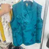 Nuevo chaleco artístico retro estilo chino de rayón bordado estilo chino, nuevo chaleco floral rosa de verano
