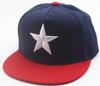 EBAY Comércio Exterior Chapéu infantil bordado grande estrela de cinco pontas borda plana boné de beisebol bebê boné de hip-hop ao ar livre