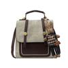 Bolsa feminina elegante estilo coreano, nova moda para viagem, primavera de 2025, mochila pequena quadrada