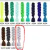 Tendencia Cuerda de Color para Rastas de Seda de Alta Temperatura Trenza de Cabello de un Solo Color Peluca de Rastas Trenzas Jumbo para Niños Cabello