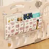 Bolsa Pendurada para Armazenamento de Cercadinho de Bebê Estrutura de Engatinhar Infantil Bolsa Especial para Miudezas Suporte Cabide Multifuncional para Armazenamento de Suprimentos para Bebê