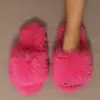 Pantuflas de Algodón, Pantuflas de Invierno de Pelo Largo, Pantuflas Peludas de Interior para Mujer, Nuevo Estilo Primavera y Otoño 2025, Pantuflas de Invierno de Felpa