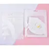 Sacos Seláveis com Zíper Novo Estilo para Máscaras, Sacos Plásticos Modernos com Fecho de Zíper, Formato Quadrado, Sacos Seláveis com Zíper Bilingues