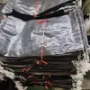 Bolsas Tejidas Negras, Bolsas Tejidas de Plástico Antioxidation, Bolsas tipo Piel de Serpiente, Bolsas con Cierre de Cordón para Arena, Bolsas para Prevención de Malezas y Protección de Taludes