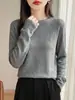 Camisa larga de espiga minimalista estilo coreano transfronteriza para mujer, texturizada, adelgazante, versátil, adecuada para capas de otoño e invierno