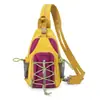 Serie Bloques de Color Bolso de Pecho Mochila de Doble Uso Nicho para Hombro o Cruzado Parejas Viajes al Aire Libre Mochila de Montañismo