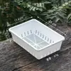 Jardinagem Suculenta Pote para Estacas Bandeja para Mudas Caixa de Semeadura Caixa de Organização para Cultivo Bandeja de Plantio de Lithops para Mudas com Tampa para Umidificação