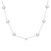 Collar elegante de plata esterlina s925 Hengdizhan diseño de celebridad en línea cadena para clavícula collar de moda para regalo de cumpleaños de novia