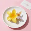 Novo Prendedor de Cabelo Borboleta Plumeria Transfronteiriço Amazon Cor de Doce Flor de Praia Prendedor de Cabelo Doce Acessório de Cabelo para Mulheres