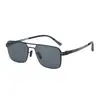 Nuevas Gafas de Sol de Nylon para Hombre Marco Cuadrado de Metal Gafas de Sol para Conducir Gafas de Sol de Nylon Resistentes a Impactos para Hombre