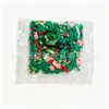 Rodajas de Arcilla Suave Navideña, Accesorios de Relleno Hechos a Mano para Slime, Caramelos, Copos de Nieve, Bastones de Caramelo, Hombrecitos de Jengibre, Materiales Mixtos Creativos