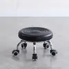 Cadeira Doméstica com Rodas para Limpeza de Pisos, Banco Deslizante para Tratamentos de Beleza, Banco Baixo, Banco Giratório para Manicure e Pedicure, Banco Redondo, Banco de Aprendizagem Infantil