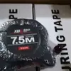Cinta métrica de acero portátil, nueva, impermeable y resistente al desgaste, con cinta fluorescente, autoblocante, engrosada y endurecida, herramienta de ferretería para sitios de construcción