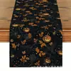 Caminho de Mesa Transfronteiriço Novo com Estampas Temáticas de Feriados, Toalha de Mesa de Luxo para Halloween e Natal, Decoração de Casa Premium Personalizável