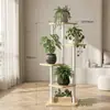 Producto popular transfronterizo: Estante de Flores para Sala de Estar, Soporte de Macetas de Flores de Múltiples Niveles para Balcón, Estante Escalonado para Plantas