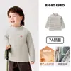 Camisa de Meia-Gola Inferior Europeia para Meninos Roupa Íntima para Bebê Outono e Inverno Novas Roupas Infantis Tops Quentes de Inverno para Crianças
