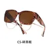 Nuevas Gafas de Sol Europeas y Americanas de Marco Grande para Hombres y Mujeres, Que Se Pueden Usar con Gafas para Miopía, Gafas de Sol Polarizadas Anti-UV, Lote Transfronterizo