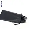 Bolsa para gafas negra cuerda de cordón de bisel suministro directo de fábrica bolsa para gafas de sol de tela compuesta accesorios coloridos para teléfono móvil bolsa de PU imprimible
