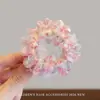 Goma para el pelo floral estilo ballet coreano para niños, accesorio para el pelo de alta gama, goma para el pelo que no se enreda para niñas, accesorio para moño
