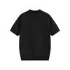 Camiseta Tricotada de Verão Novo Estilo para Homens, Malha Jacquard Respirável, Camiseta de Lã de Manga Curta, Top Casual Versátil Respirável