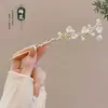 Grampo de Cabelo em Forma de U com Flor de Franja Estilo Antigo 2024 para Mulheres, Acessório de Cabelo Estilo Chinês Hanfu, Grampo de Cabelo de Alta Qualidade com um Toque de Sofisticação
