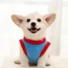 Capa Roupa de animal de estimação Transfronteiriça Super-herói Cachorro Moletom para animal de estimação Pelúcia Bordada Roupas para cachorro