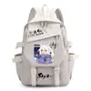 Mochila de anime Sky Light Year, adecuada para estudiantes de primaria y secundaria de 3º a 6º grado, con diseño de pájaro blanco, gran capacidad y estilo ligero y unisex