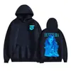 Moletom com Logo Futuro da Cantora Tini Stoessel Moda Masculina e Feminina Tendência Hip-Hop Moletom Outono e Inverno Oversized