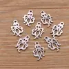12 Colgantes de Vida Marina de Acero Inoxidable Color Acero Dorado Rana Pulpo Cangrejo Caballito de Mar Pez Accesorios para Joyería DIY