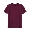 Camiseta de manga corta de seda de hielo, fresca y sedosa para el verano, ropa de seda de morera para hombre, estilo coreano, holgada y fina, camiseta de manga corta para hombre