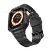 Adecuado para Apple Watch Correa Integrada Ultra349Mm Silicona Iwatch1109876Se Correa de Color Puro TPU