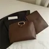2025 Maleta Feminina de Grande Capacidade Cor Sólida Moda Outono e Inverno Conjunto Retro de Duas Peças Bolsa para Trabalho e Deslocamento