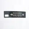 Adecuado para 25 Modelos Geely Boyue L Manija del Portón Trasero Calcomanía de Advertencia Panel de Acero Inoxidable Accesorios Decorativos Suministros Automotrices